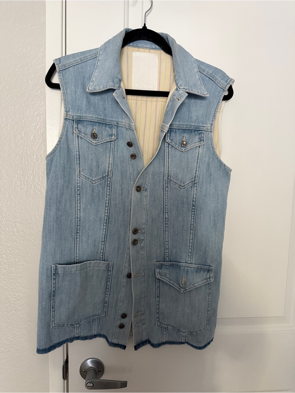 Light Blue Denim Vest - Unbranded